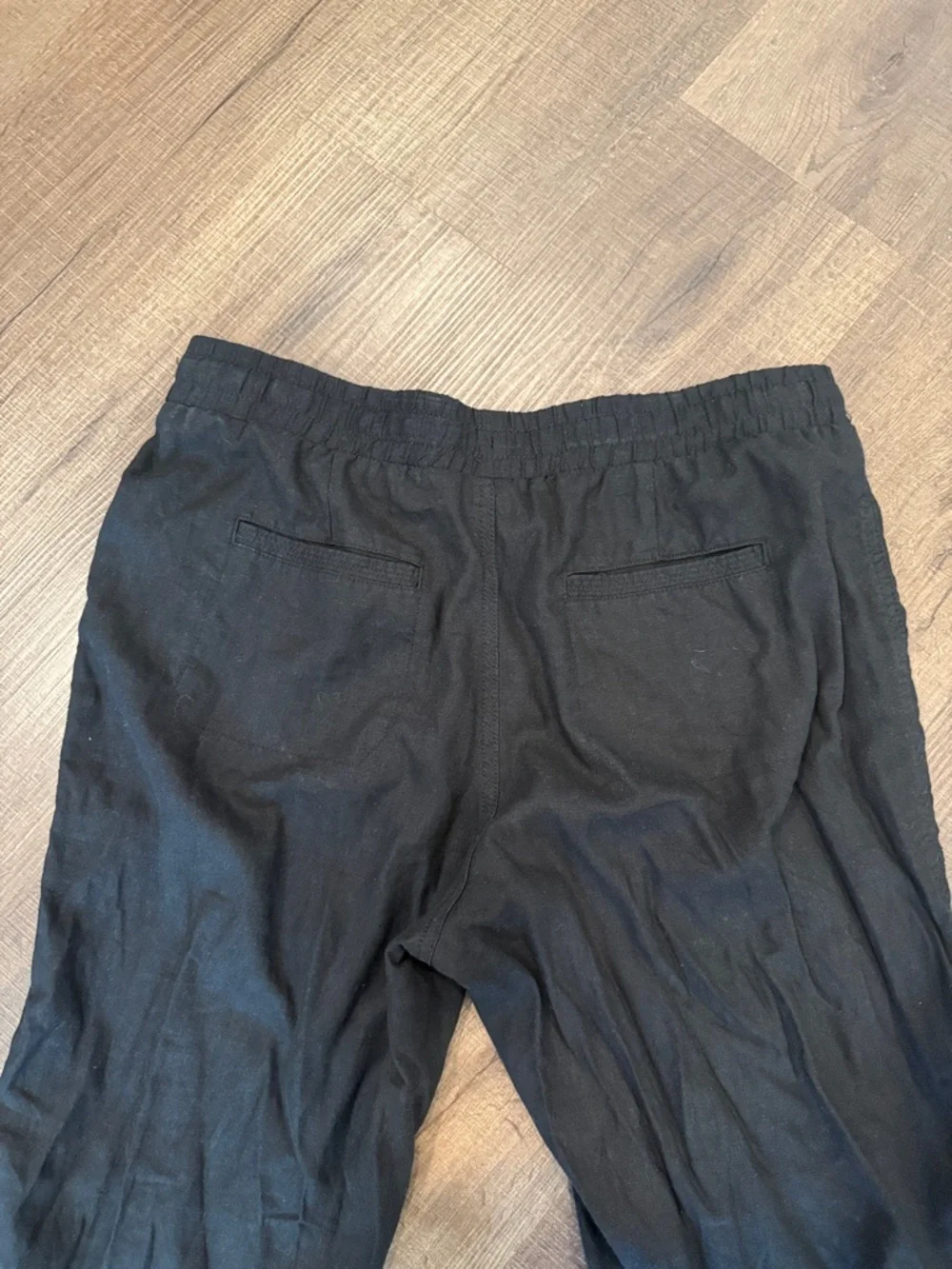 Cato linen blend Drawstring Waist Trousers - Picture 7 of 8